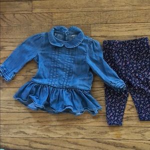 Ralph Lauren Denim Dress Outfit